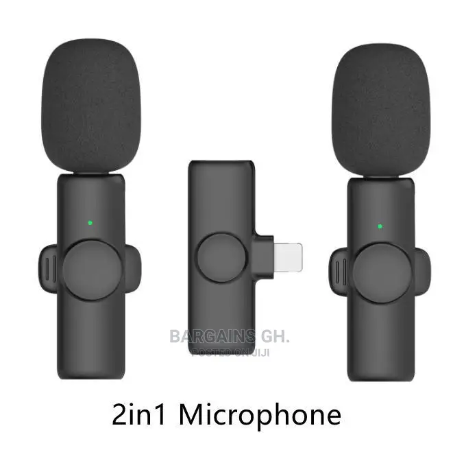 Lavalier 2 in 1 Wireless Microphone for Android and iPhone