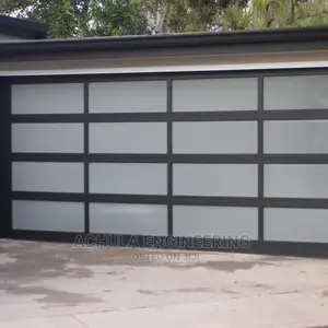 Tempered Frosted Automated Glass Garage Door