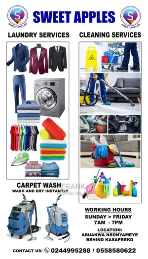 Cleaning and Laundry Services in Kumasi