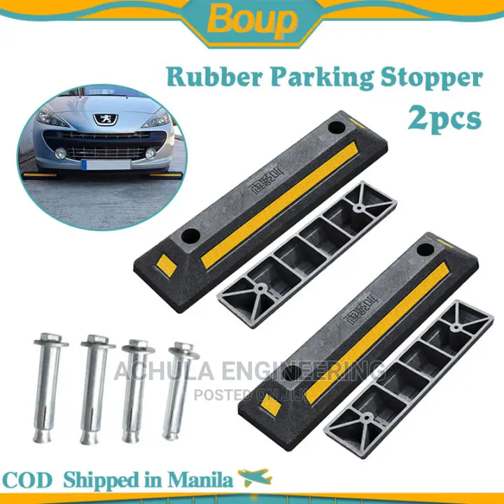 Heavy Duty Rubber Car Parking Safety Stopper