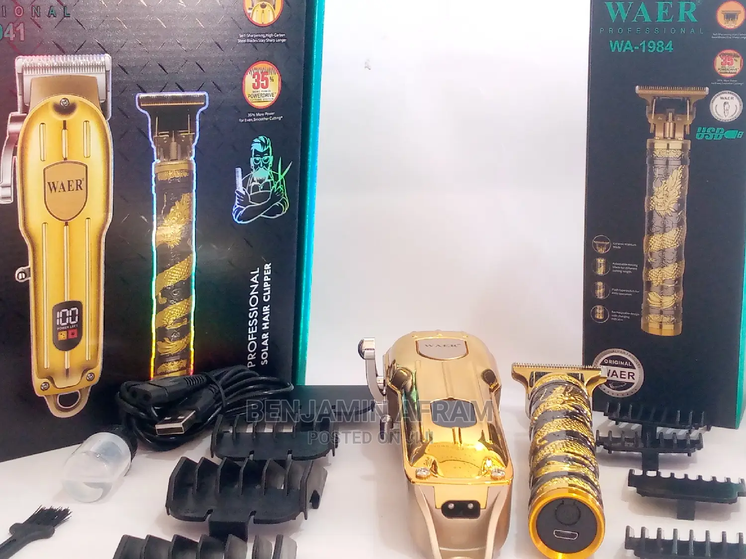 Two in One Professional Rechargeable Hair Clippers