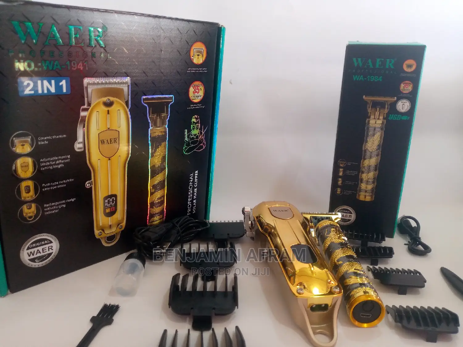 Two in One Professional Rechargeable Hair Clippers