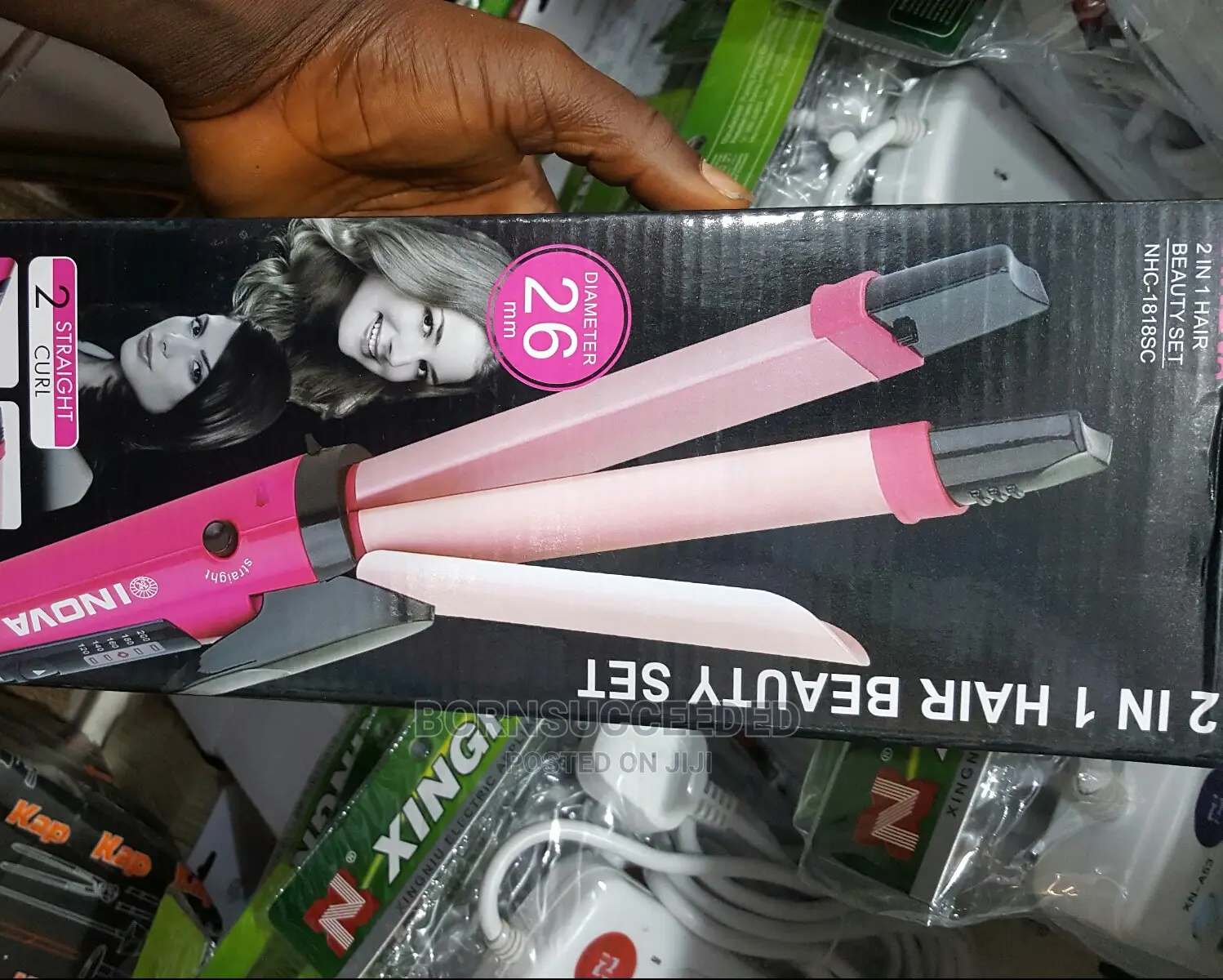 Straightner and Curl Machine 2 in 1