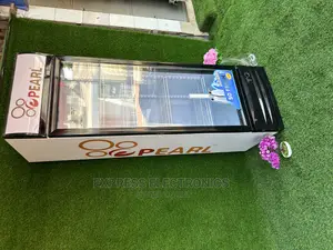 See Through PVC46 318 L Pearl Glass Single Display Fridge