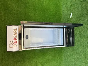 See Through PVC46 318 L Pearl Glass Single Display Fridge