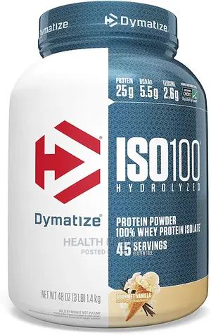 Dymatize Iso100 Whey Protein Isolate Hydrolyzed 3lb