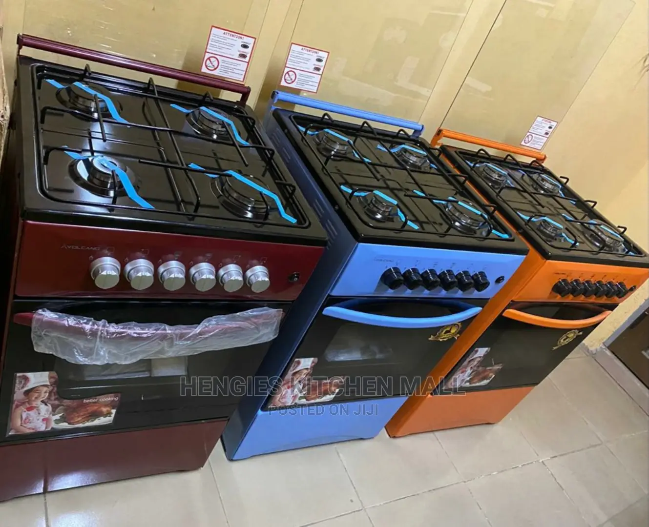 Volcano 50x50 Gas Cooker With Oven and Grill