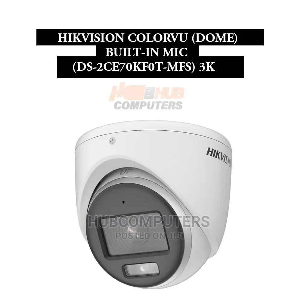 Hikvision Colorvu (Dome) Built-in Mic (Ds-2ce70kf0t-Lpfs)
