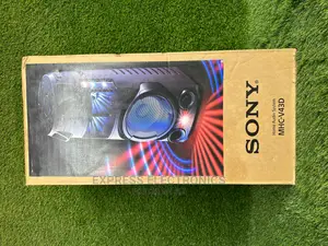 Two High-Efficiency Tweeters Sony MHC-V43D Al in One