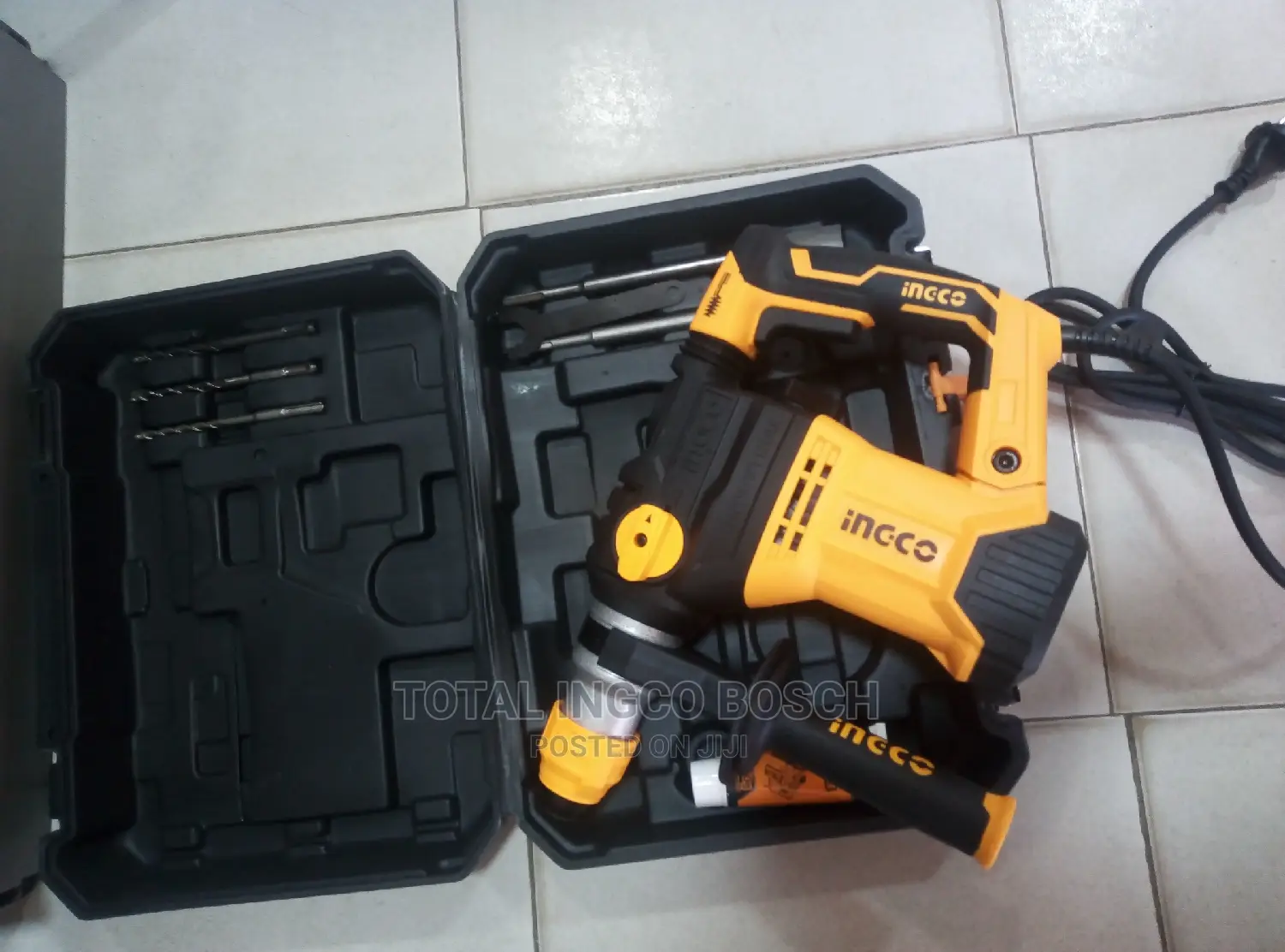 Drilling Ingco Rotary Hammer 1500w With Accessories