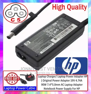 HP Big Pin Charger With Power Cable