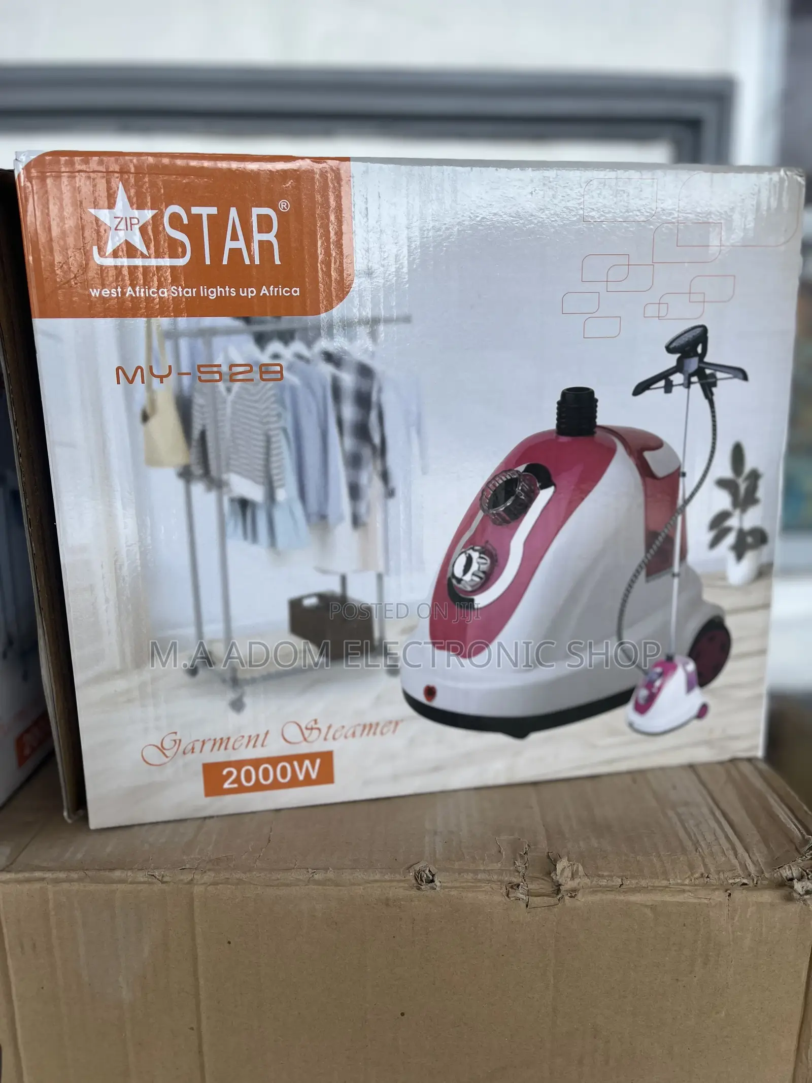 New Original Zip Star 2000watts Garment Steamer