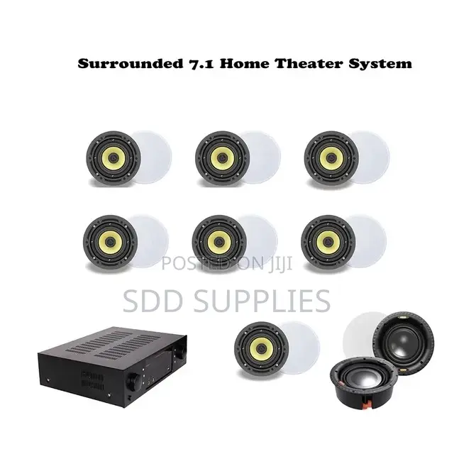 In Ceiling Home Theater Surround 7.1 Sound System