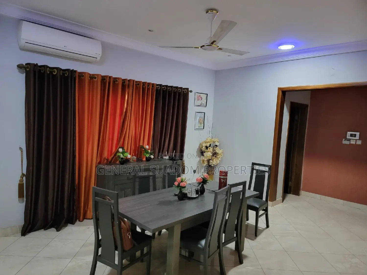 Furnished 3bdrm House in Suadom Properties, Police Station for Rent