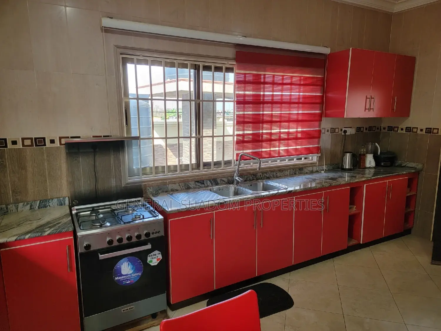 Furnished 3bdrm House in Suadom Properties, Police Station for Rent