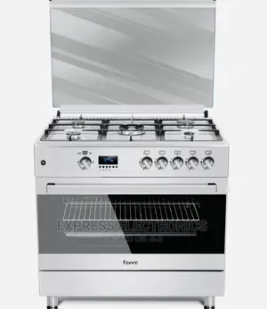 Grey Inox 5burner Oven/Rotisserie Stove Cooker Ferre
