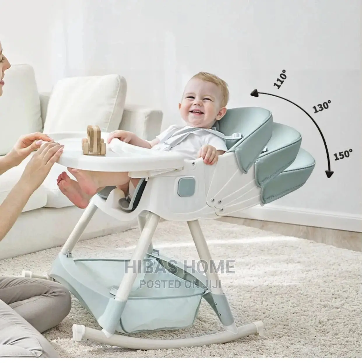 4in1 Recliner Baby Feeding Chair High Chair