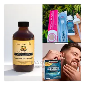 Derma Roller , Castor Oil Minoxidil Oil