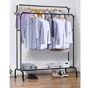 Double Pole Clothes Rack
