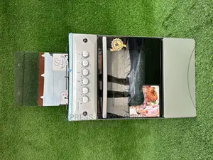 50-50 Inox Grey Auto Ignition Gas Cooker Stove Oven 4b