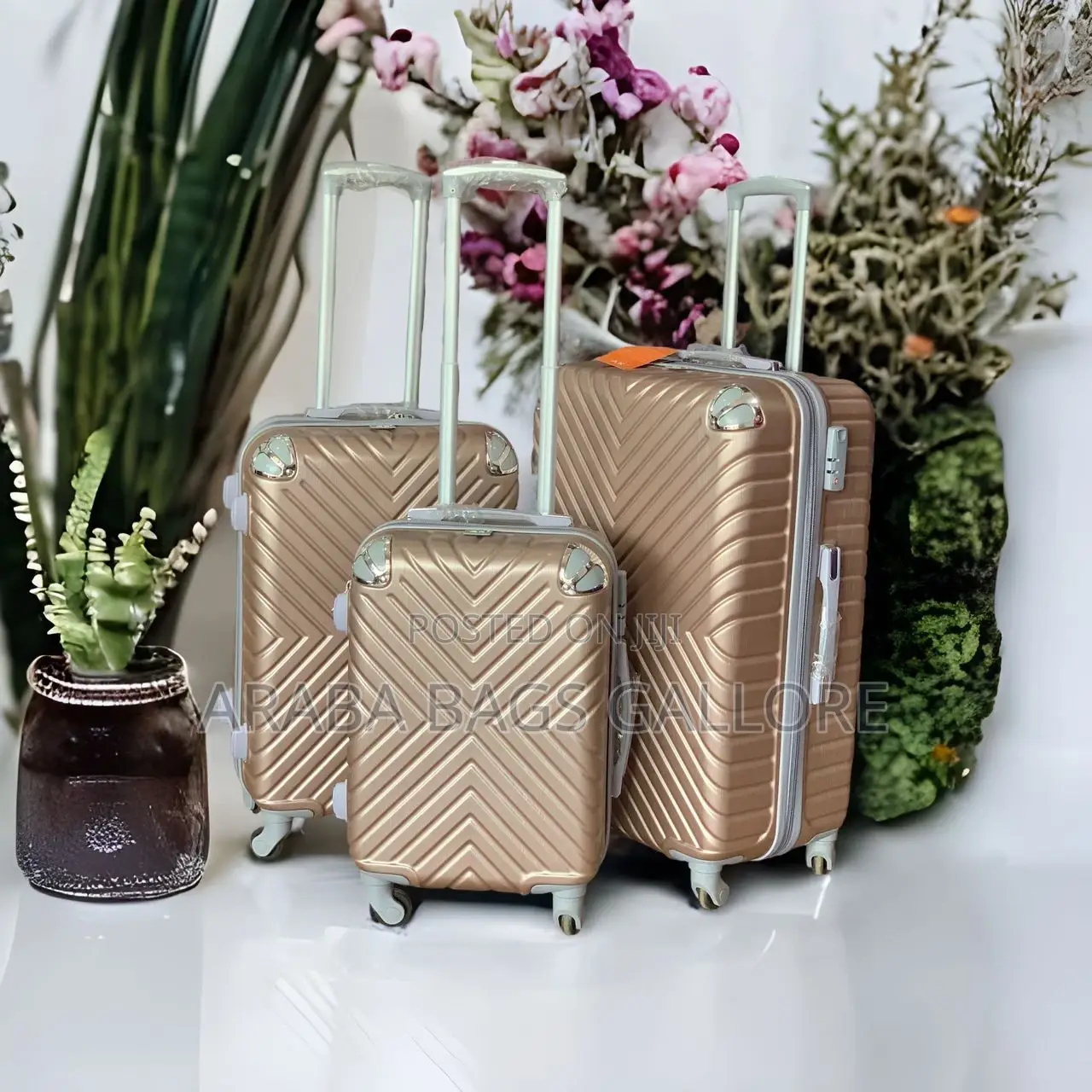 3set Turkish Non Breakable Traveling/or Marriage Bag