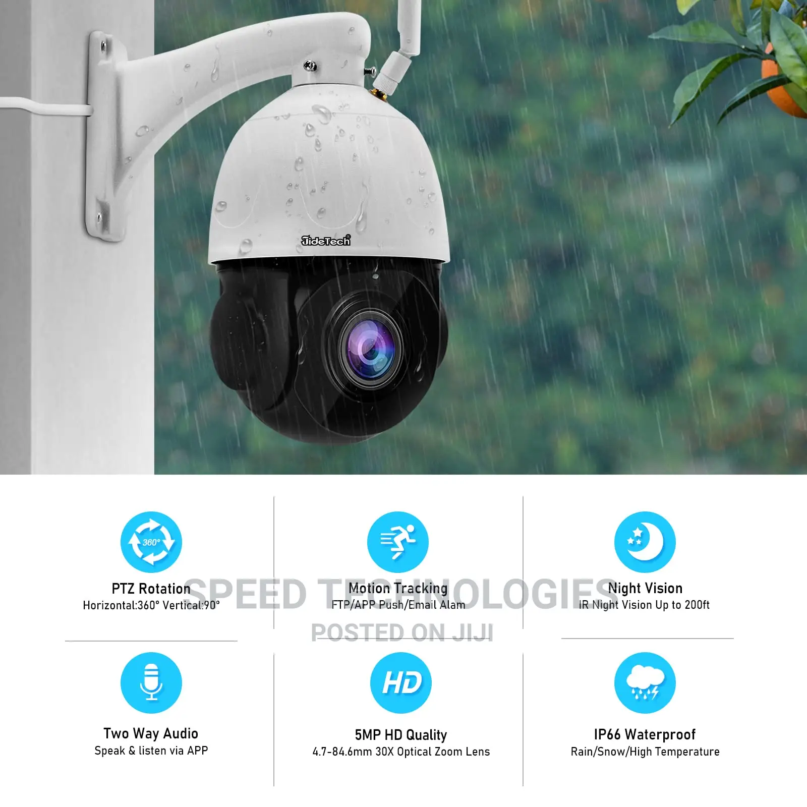 5mp HD PTZ Wi-Fi Camera 20X Zoom