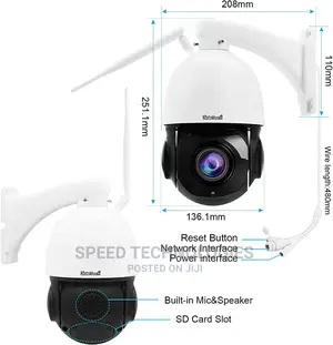 5mp HD PTZ Wi-Fi Camera 20X Zoom