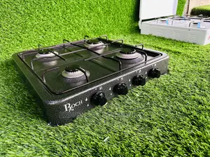 Classical 4burner Black Metallic Table Top Cooker Stove