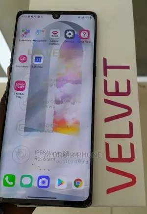 New LG Velvet 5G 128 GB White