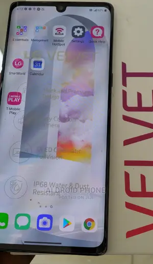 New LG Velvet 5G 128 GB White