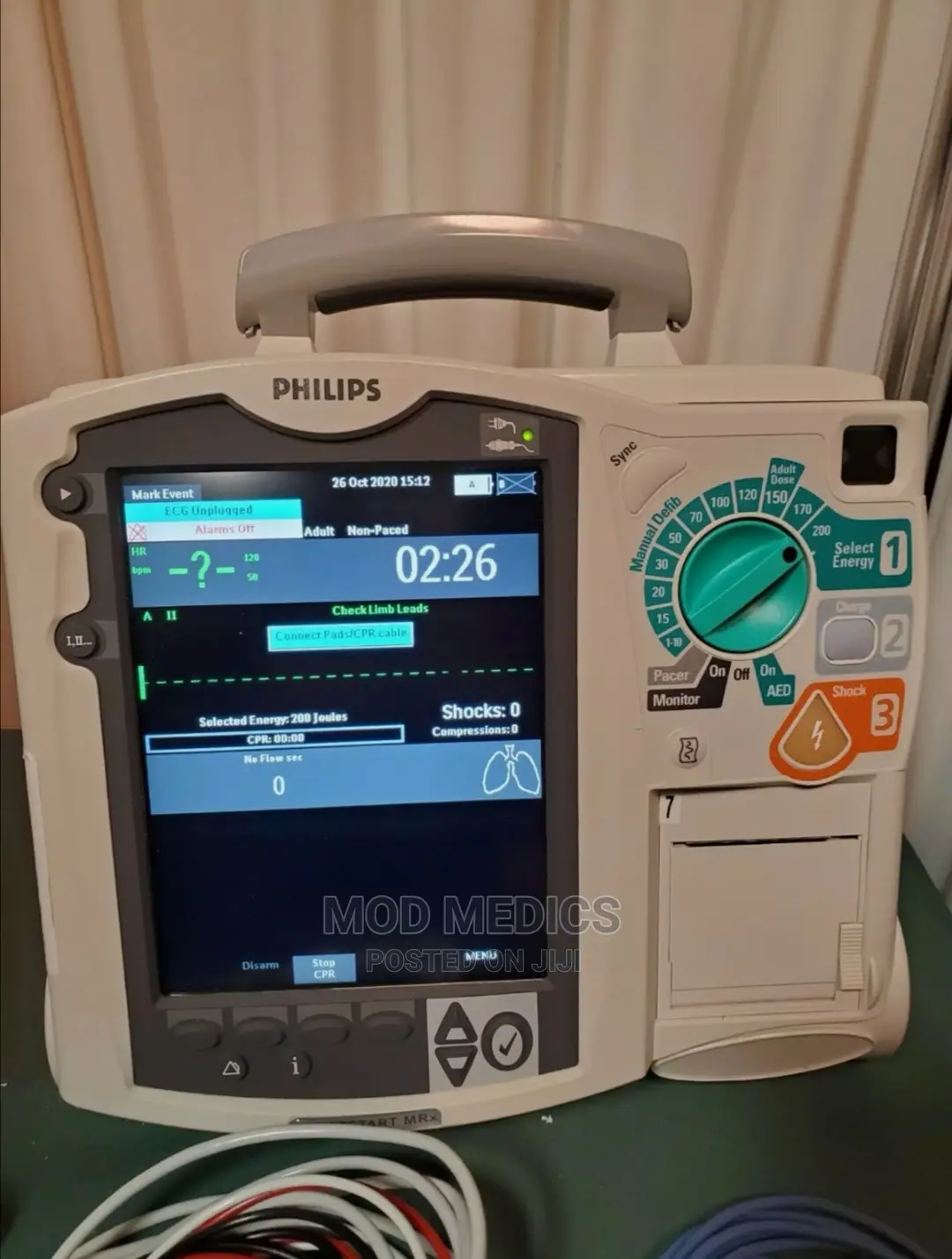 Philips MRX Aed Defibrillation Ecg