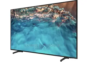 Diagonal Glossy Display Samsung 85”Bu8000 UHD +Hometheater