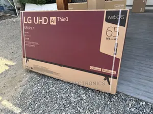 65”Smart Up7760 LG UHD Sleek Design Black