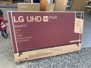 LG Elegant Design Sleek UHD Up77 65” Glossy Display