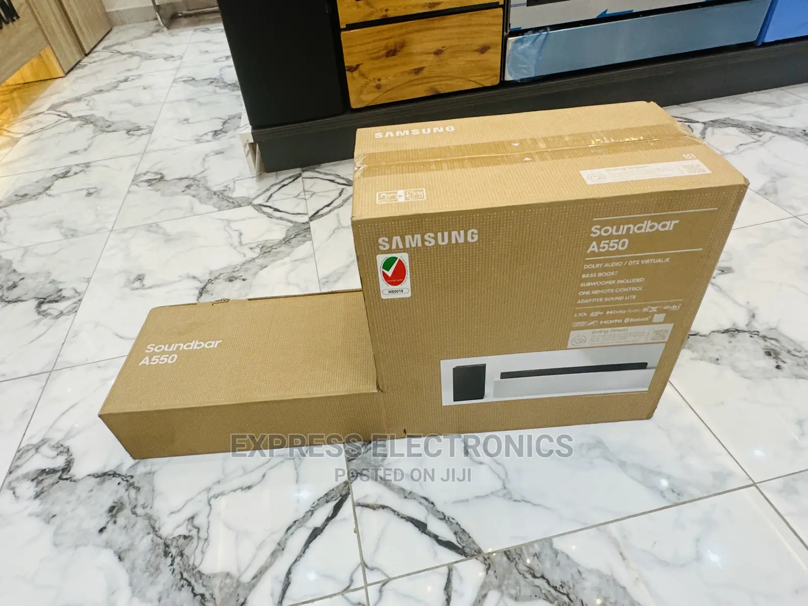 Wood Like Material Samsung A550 410w Soundbar System