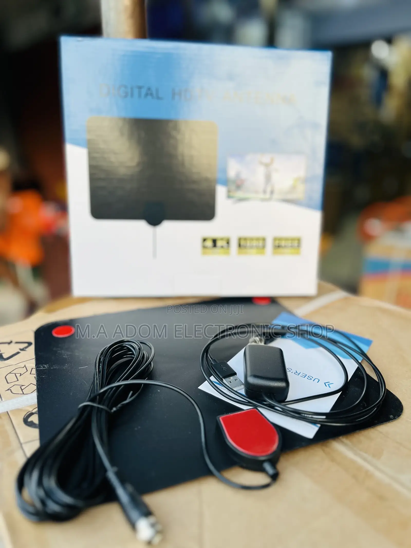 New 2023 UHD / FHD Indoor Antenna With 5v Power Booster