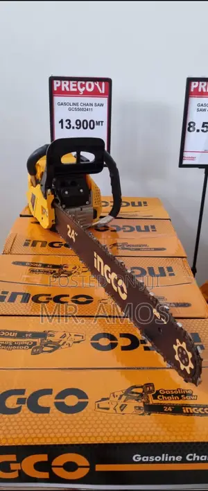 24" Gasoline Chainsaw With Powerful 2.4kw 2-Stroke Motor - GCS