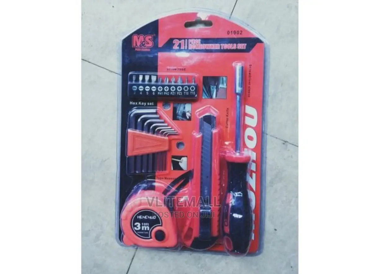 M S 21pcs Professional General Hand Repair Tools Set