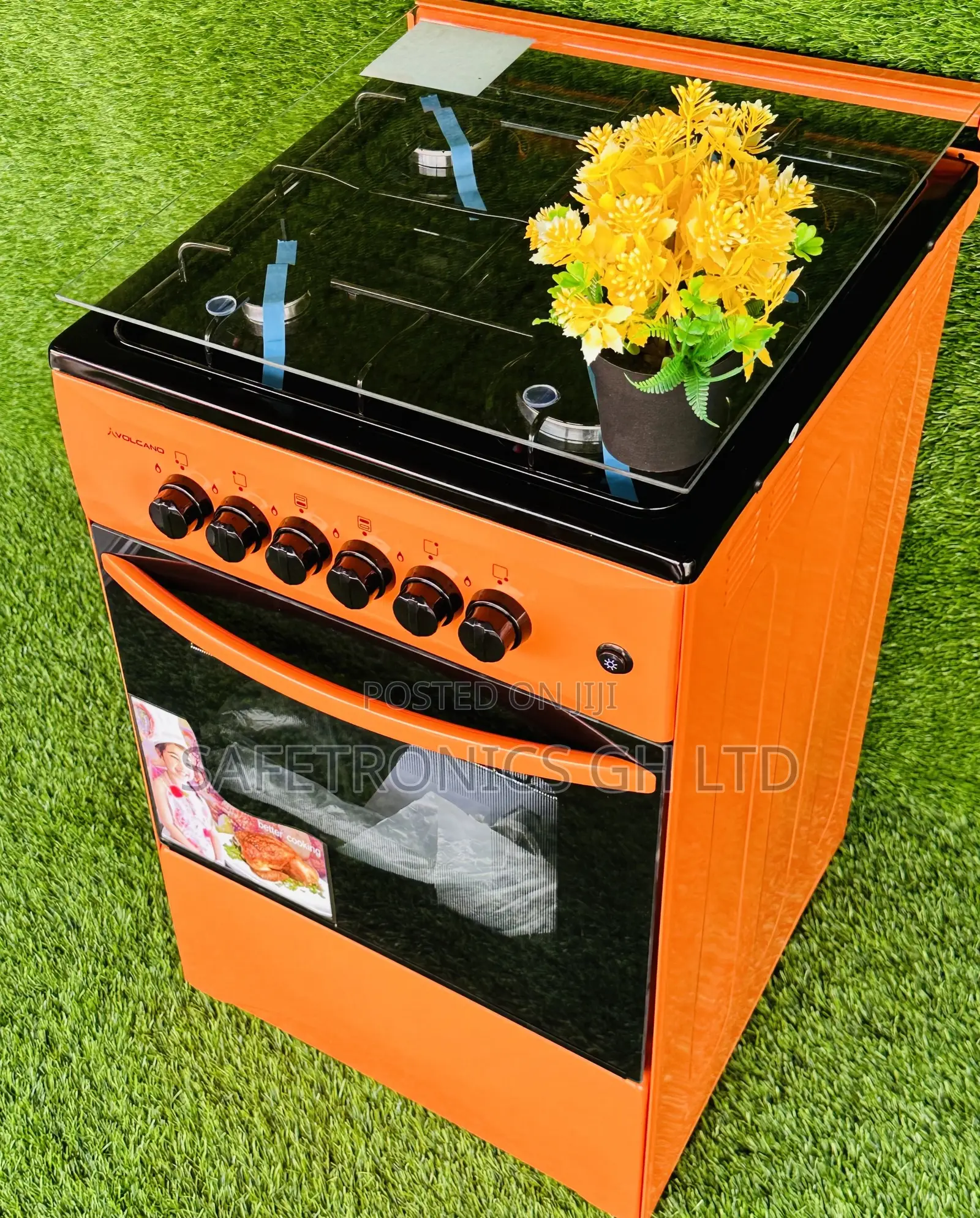 Volcano 4burner Gas Cooker 50×50