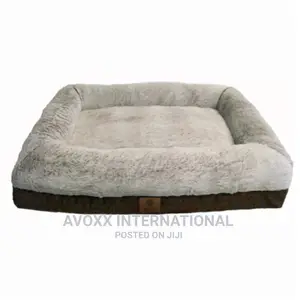 Mark Small Bolster Pet Bed, 23" X 18" Fluffy Pet