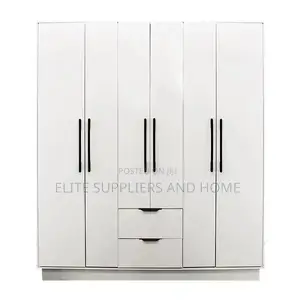 Wardrobe 6doors 2drawers White