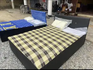 Inbuilt Double Bed Mattress With Pillows