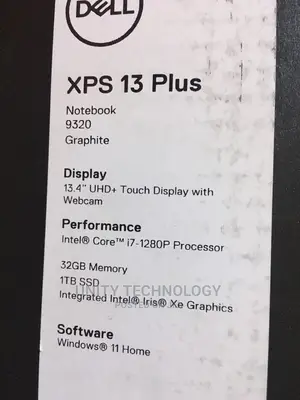 New Laptop Dell XPS 13 32GB Intel Core I7 SSD 1T