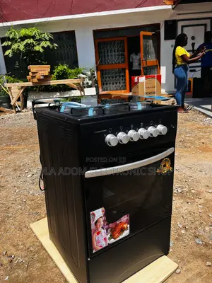 Black Anti Rust Volcano 4 Burner Gas Cooker