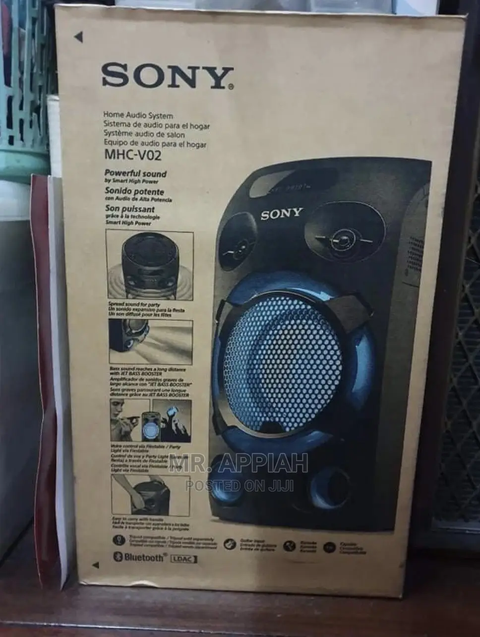 Sony V02 High Power Audio System With BLUETOOTH Technology