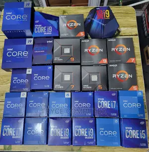 Amd Ryzen Cpu and Intel Core Processor