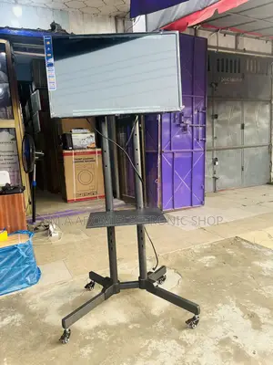Tv Stand With Shelf Wheels Very Durable to Fit Tvs 32”-70”
