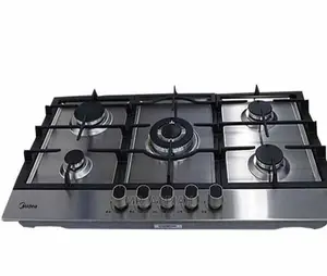STAINLESS STEEL Midea 5 Burner Gas Hob (90g50me005-Sft)