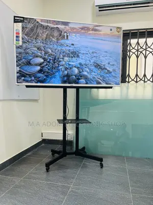 Easy to Install Use Around Mobile Tv Trolley 32”-70”