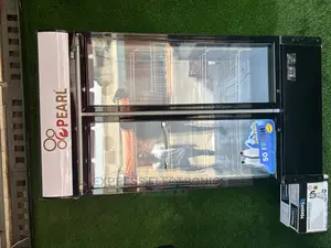 Free Defrost 2door Display Fridge Pearl See Through
